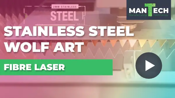 Stainless Steel Wolf Art – Titan T1