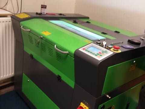 Two 80w CO2 laser cutting machines