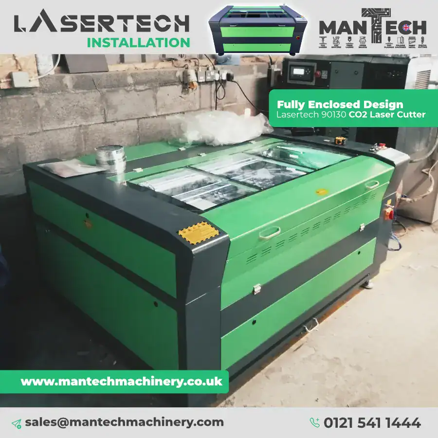 ? Lasertech 90130 CO2 Laser Cutter Installation – Power and Precision for Irish Businesses