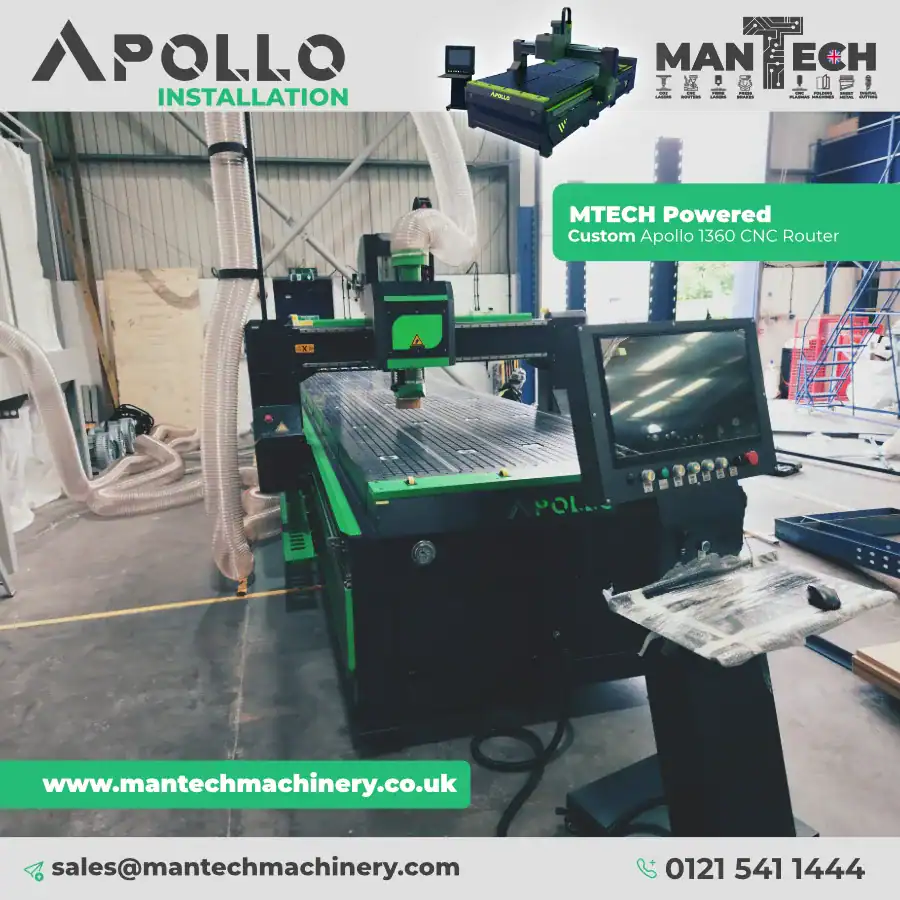 Precision and Power in Bristol – Apollo 1360 CNC Router Installation