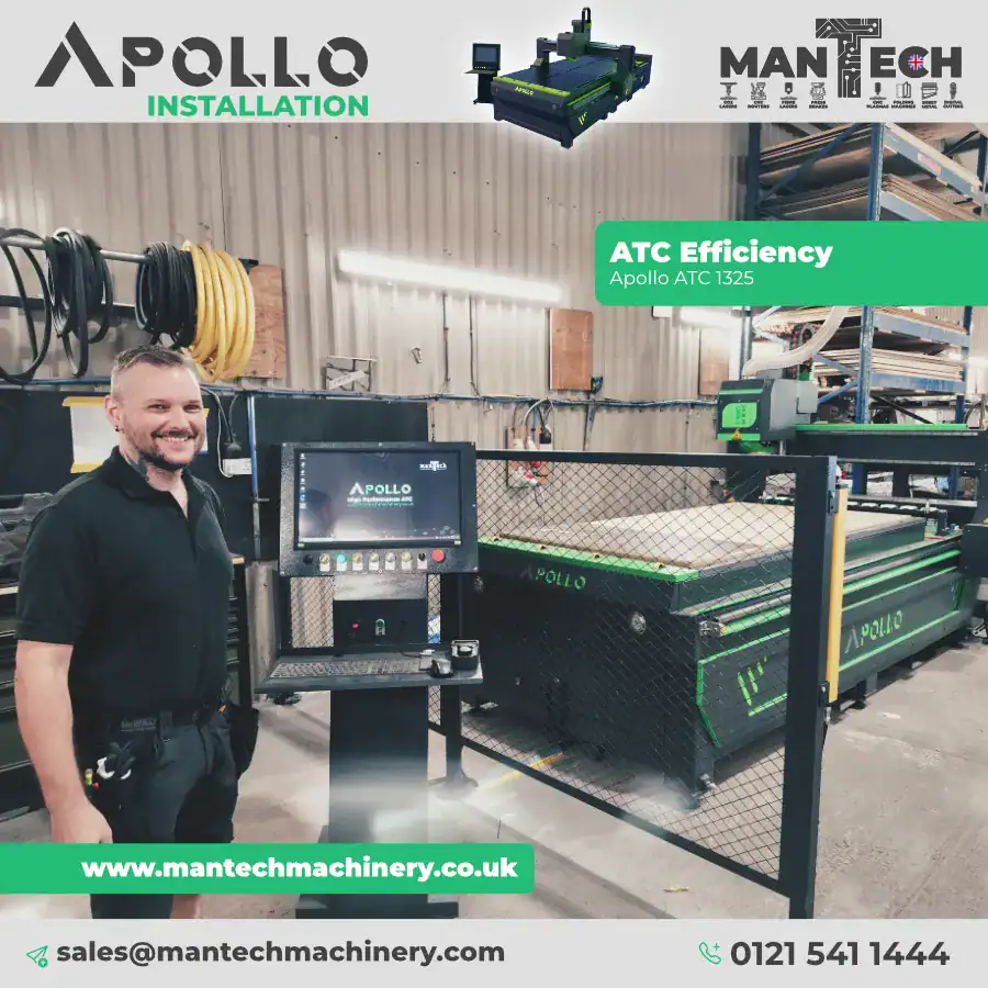 Precision Delivered: Apollo ATC 1325 CNC Router Installed in Tarleton