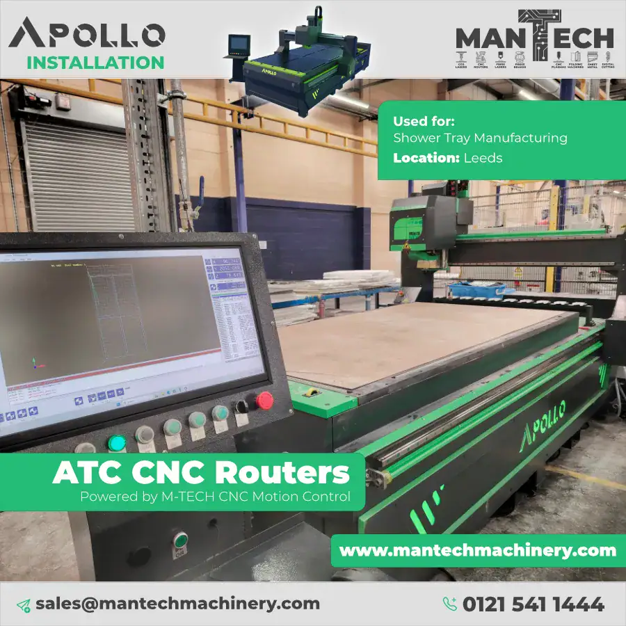 Apollo 1325 ATC CNC Router Installation – Leeds