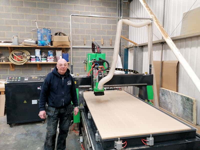 Contract Builder – Apollo 1325 CNC Router Installation