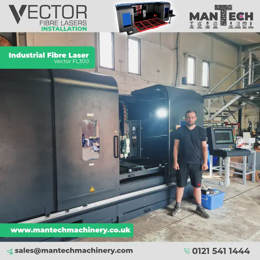 Vector FL300 Fibre Laser Installed in Braughing