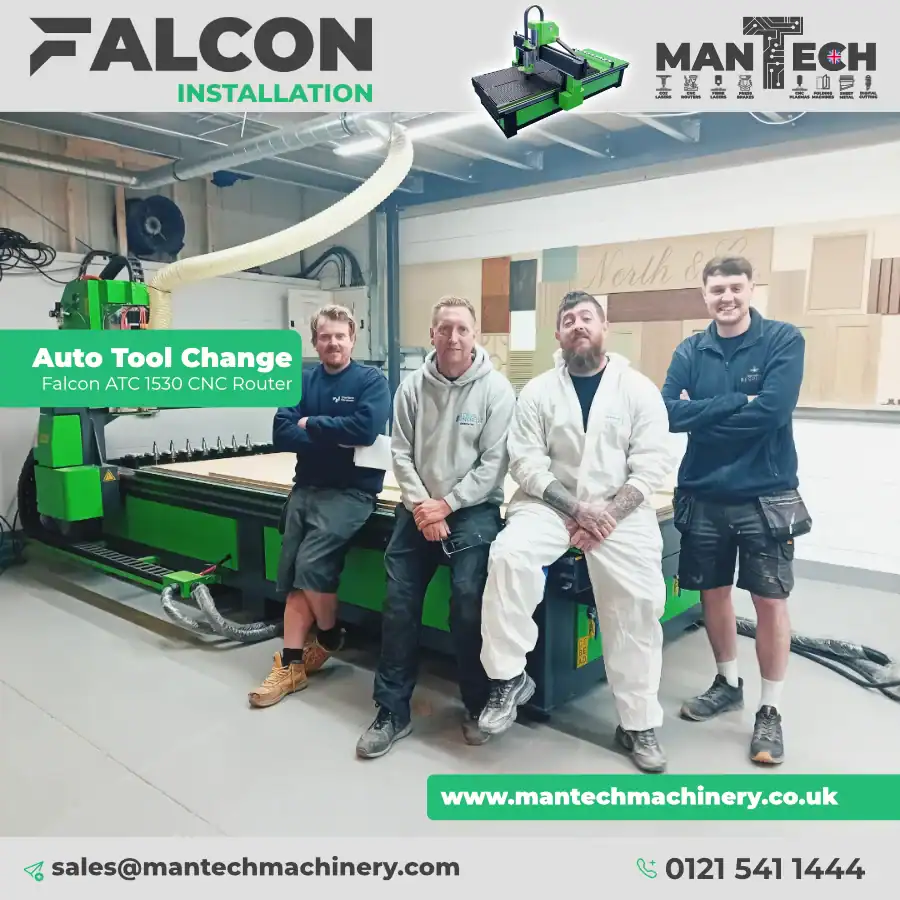 Falcon 1530 ATC CNC Router Installed in Newcastle