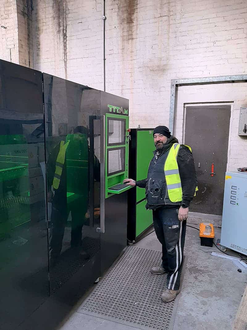 New Fibre Laser Cutter Installation In Staffordshire