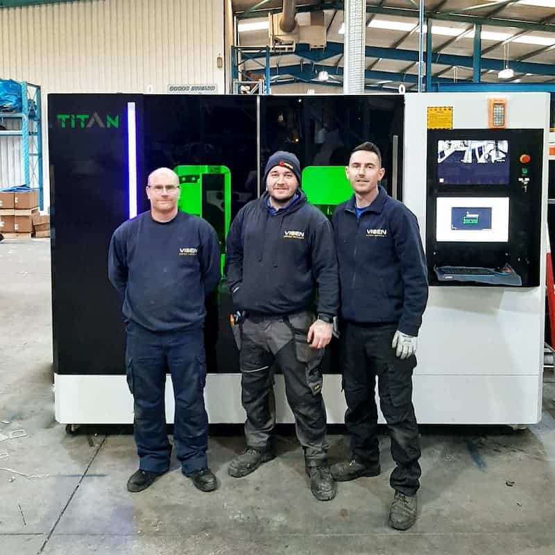 New Fibre Laser Cutter Installation In Middlesbrough UK