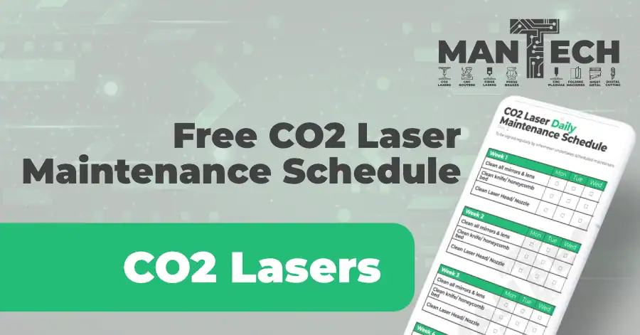 FREE CO2 Laser Maintenance Schedule (PDF)