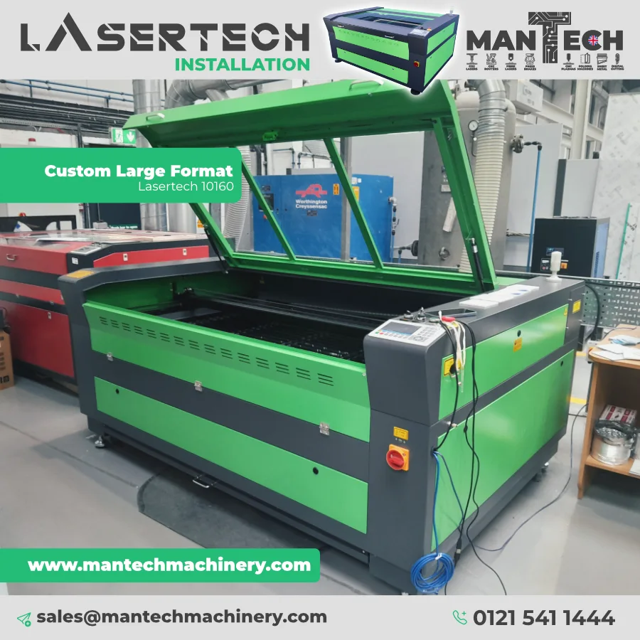 Custom Lasertech 10160 CO₂ Laser Installed in London