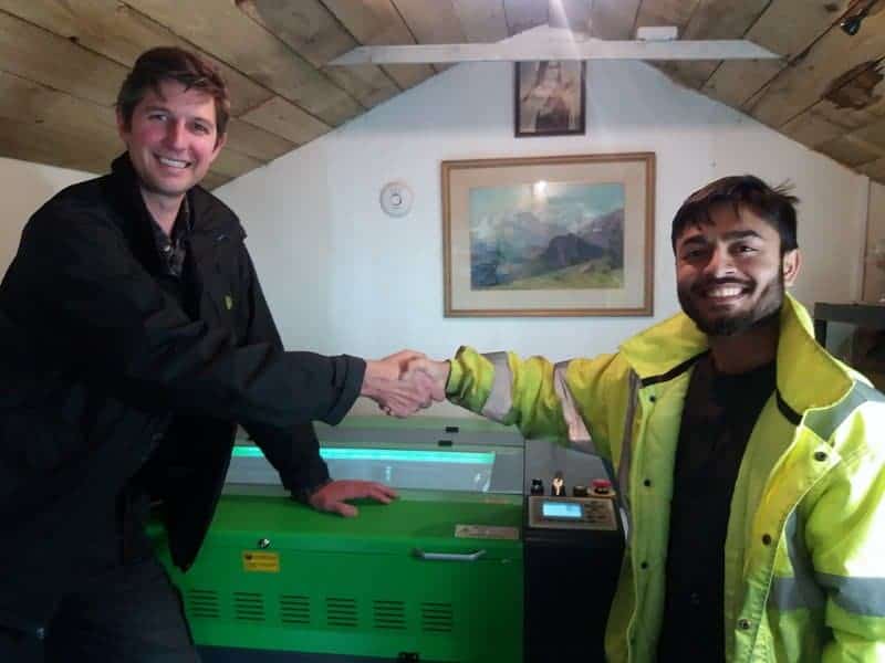 CO2 Laser Machine In St. Andrews Scotland