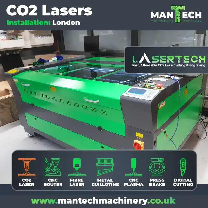 Empowering Education: Mantech Installs Lasertech CO2 Laser Cutter for London University