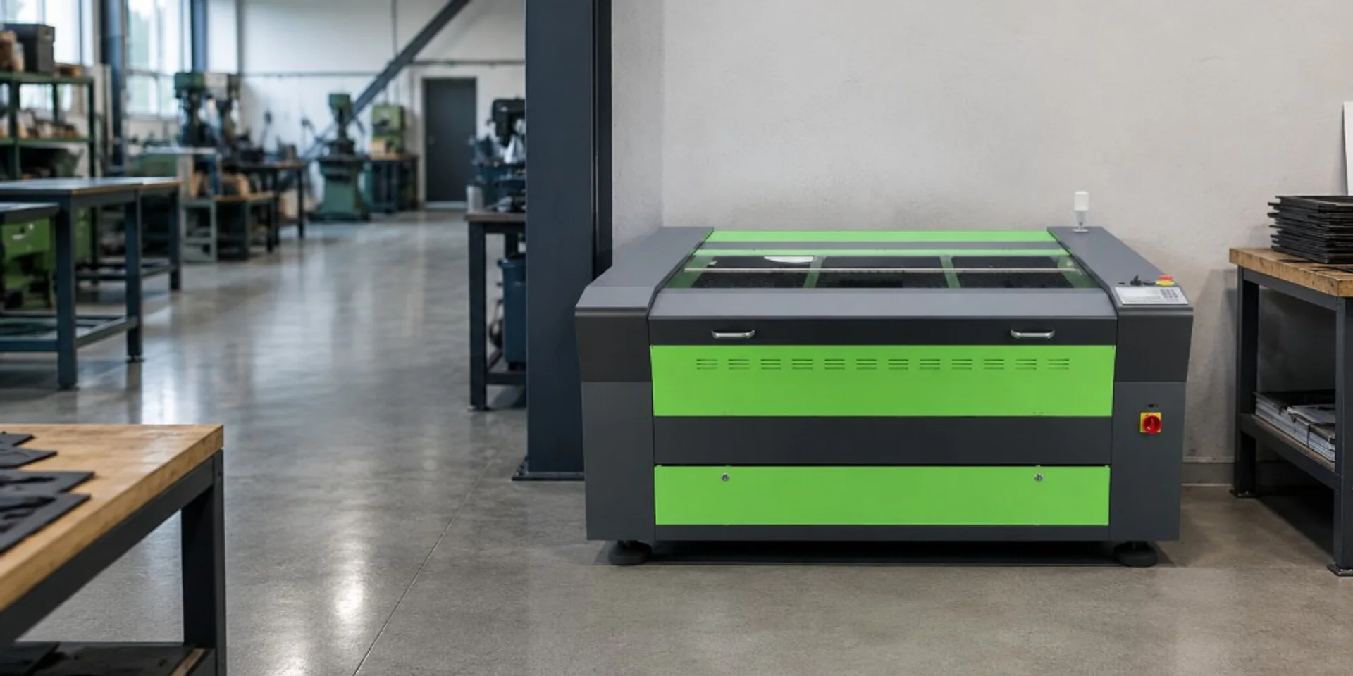 Lasertech Pro Series CO₂ laser cutter in UK workshop — Mantech UK