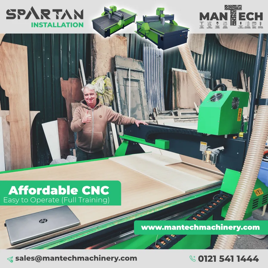Spartan 1325 CNC Router Installed in Co. Kildare – Precision & Affordability Combined