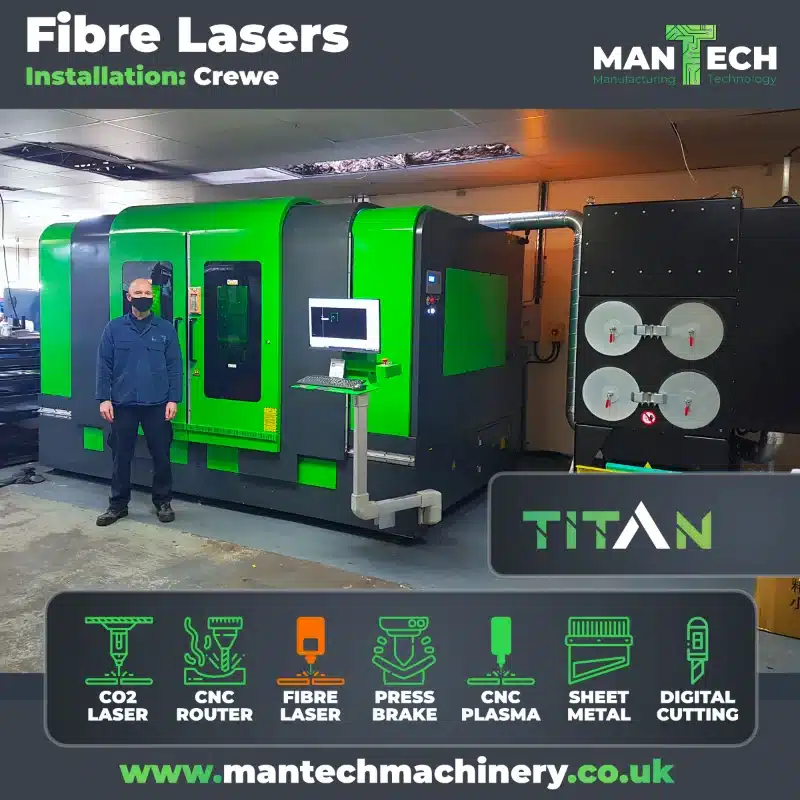 Introducing the Titan T2 Fibre Laser Cutter: Now Operational for Our Crewe Client