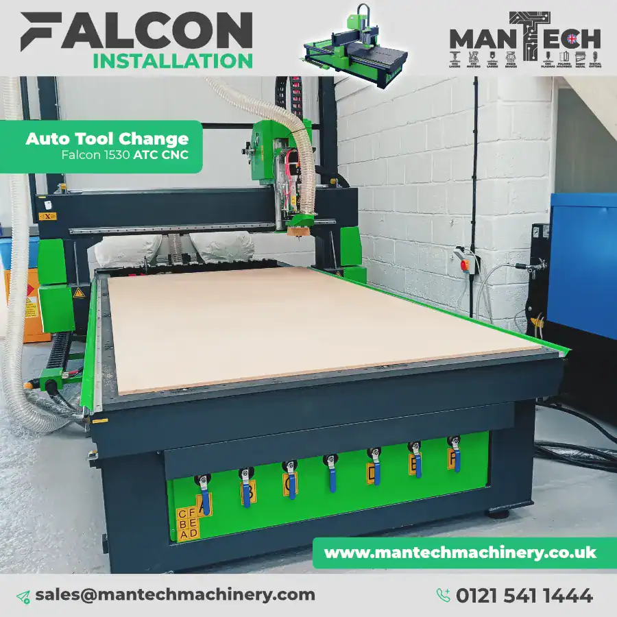 Falcon 1530 ATC CNC Router Installation in Warwickshire