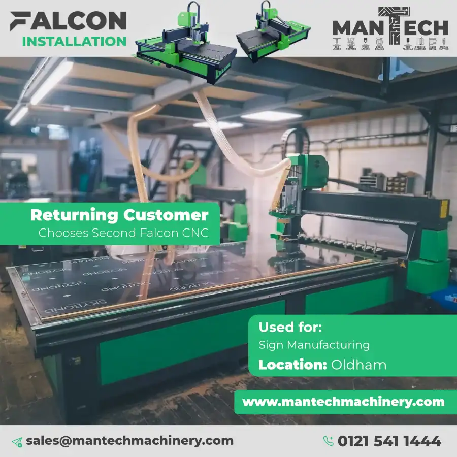 Returning Customer Expands Production with a New Falcon ATC CNC Router