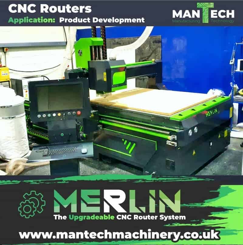 Merlin 1325 CNC Router Installation In Cannock