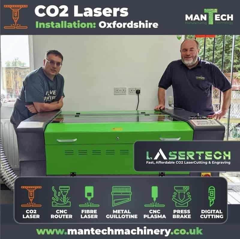 Lasertech 6090 CO2 Laser Cutter