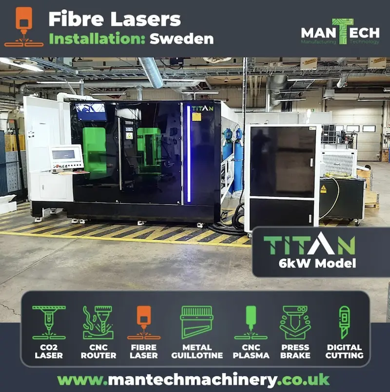 Sweden – Fibre Laser Installation