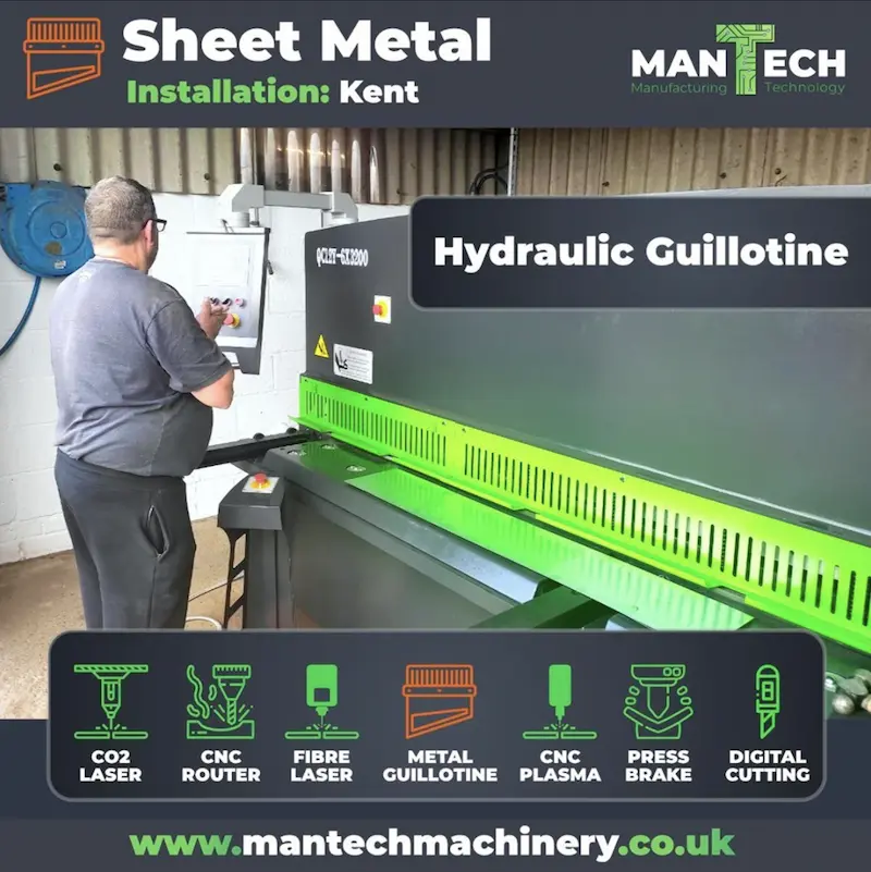 Engineering Customer Chooses Hydraulic Guillotine