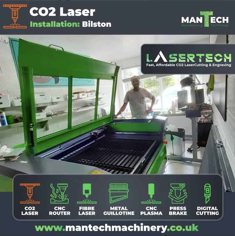 Customer in Bilston Chooses Our CO2 Laser range