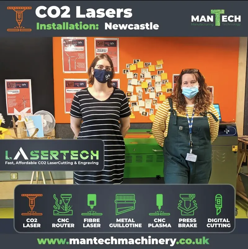 Centre For Life – Lasertech CO2 Laser Cutter