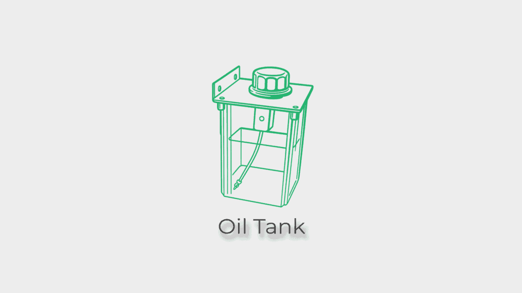 CNC router automatic oil tank and lubrication system