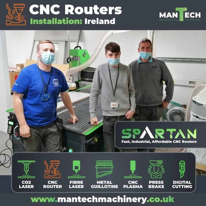 Customer In Ireland Chooses Spartan CNC
