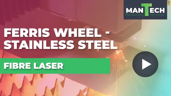 Stainless Steel Ferris Wheel – Fibre Laser